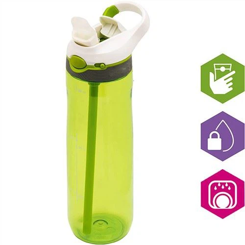 Vattenflaska sugrör av plast