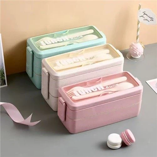 Lunchbox för barn av vetehalmfiber